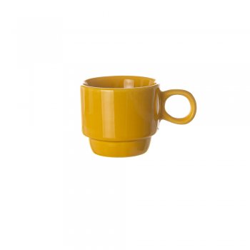 Star Xícara Empilhavel para Café Amarelo 150ml (543)
