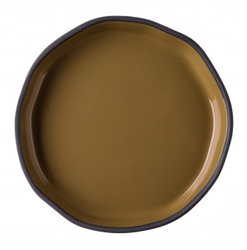 ORIGEM PRATO SOBREMESA VERDE OLIVA/PRETO 7664220-79 Segunda linha