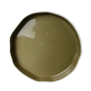 ORIGEM PRATO raso Verde/ Branco
