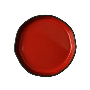 ORIGEM PRATO SOBREMESA VERMELHO/ PRETO 766422-086