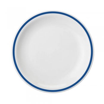 Color Prato Sobremesa com Filete Azul Tramontina 21cm 96900/011