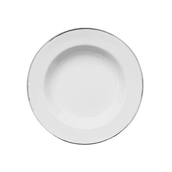 Maria Augusta Prato Fundo com Aba e Filete de Prata Tramontina 23cm 96900/008
