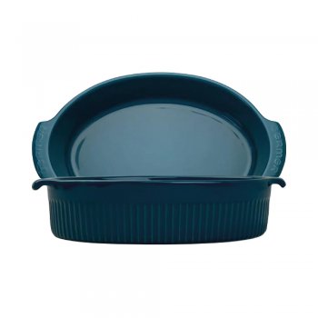 Assar e Servir Travessa Oval P Verdigris 26cm