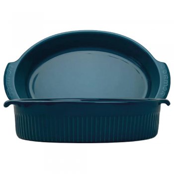 Assar e Servir Travessa Oval G Verdigris 37cm