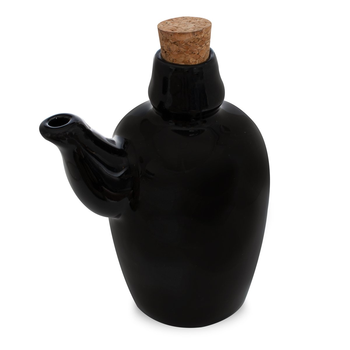 Casa da Porcelana - cod: 4175 - Sapporo Garrafa para Shoyu Preta 210ml