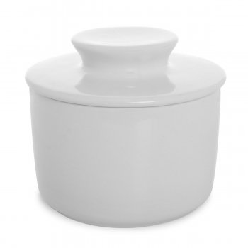 Manteigueira Francesa Branca 200ml 2ª LINHA