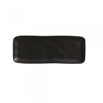 Orgânico Preto Matte Travessa Retangular P 22x9,5cm