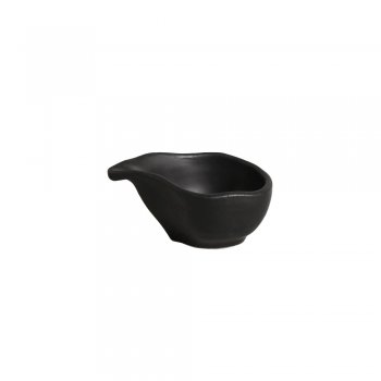 Preto Matte Molheira Oval Orgânico 8x6cm 40ml