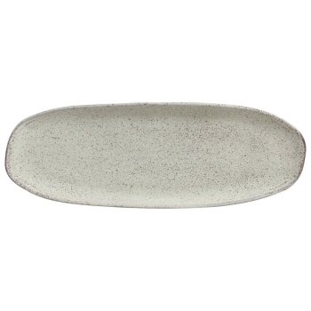 Pistache Travessa Oval Rasa G Orgânico 36x13cm