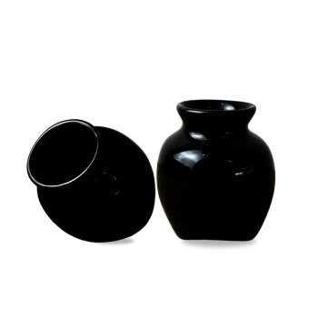 Pote difusor para gelo seco Sapporo - preto