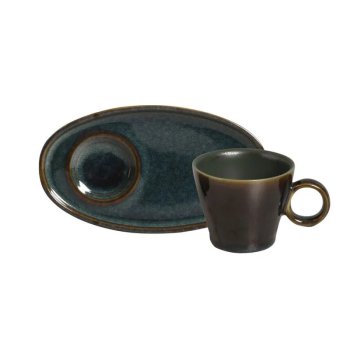 Oceano Xicara Café Pires Oval Neo 120ml