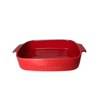 Assar e Servir travessa retangular vermelha 28 X 17 X 6,4 CM 1600 ml 2ª linha