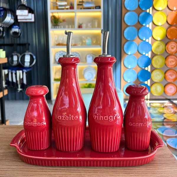 Casa da Porcelana - cod: 4926 - Assar e Servir Pimenteiro vermelho