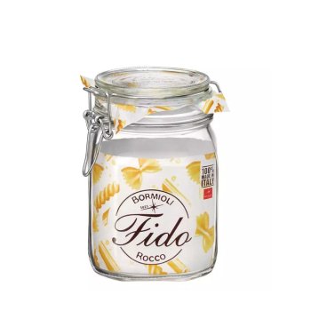 Pote Hermético de vidro Bormioli Fido - 1 Litro