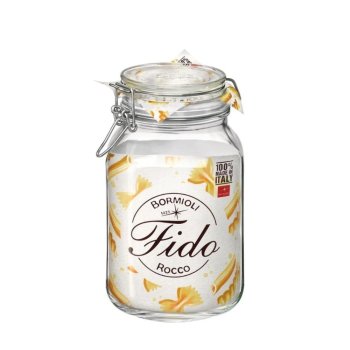 Pote Hermético de vidro Bormioli Fido - 2 Litros