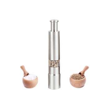 Moedor manual de sal e pimenta 15,5cm - aço inox