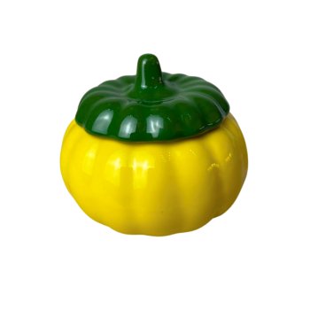 Moranga Amarela com Tampa verde 8cm (472)