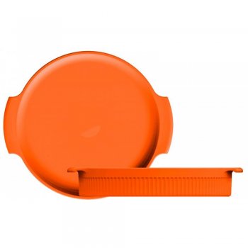 Assar e Servir travessa refratária redonda laranja  21 X 4 cm 1 litro 2ª linha