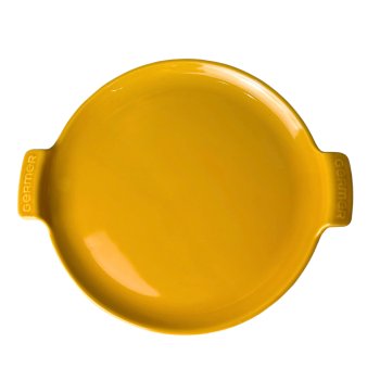 Assar e Servir forma de Pizza Amarela 37,5 x 31,5 cm 2ª Linha