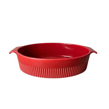 Assar e Servir Roaster vermelho sem tampa 35,5 x 23,5 x 8 cm 2 ª Linha